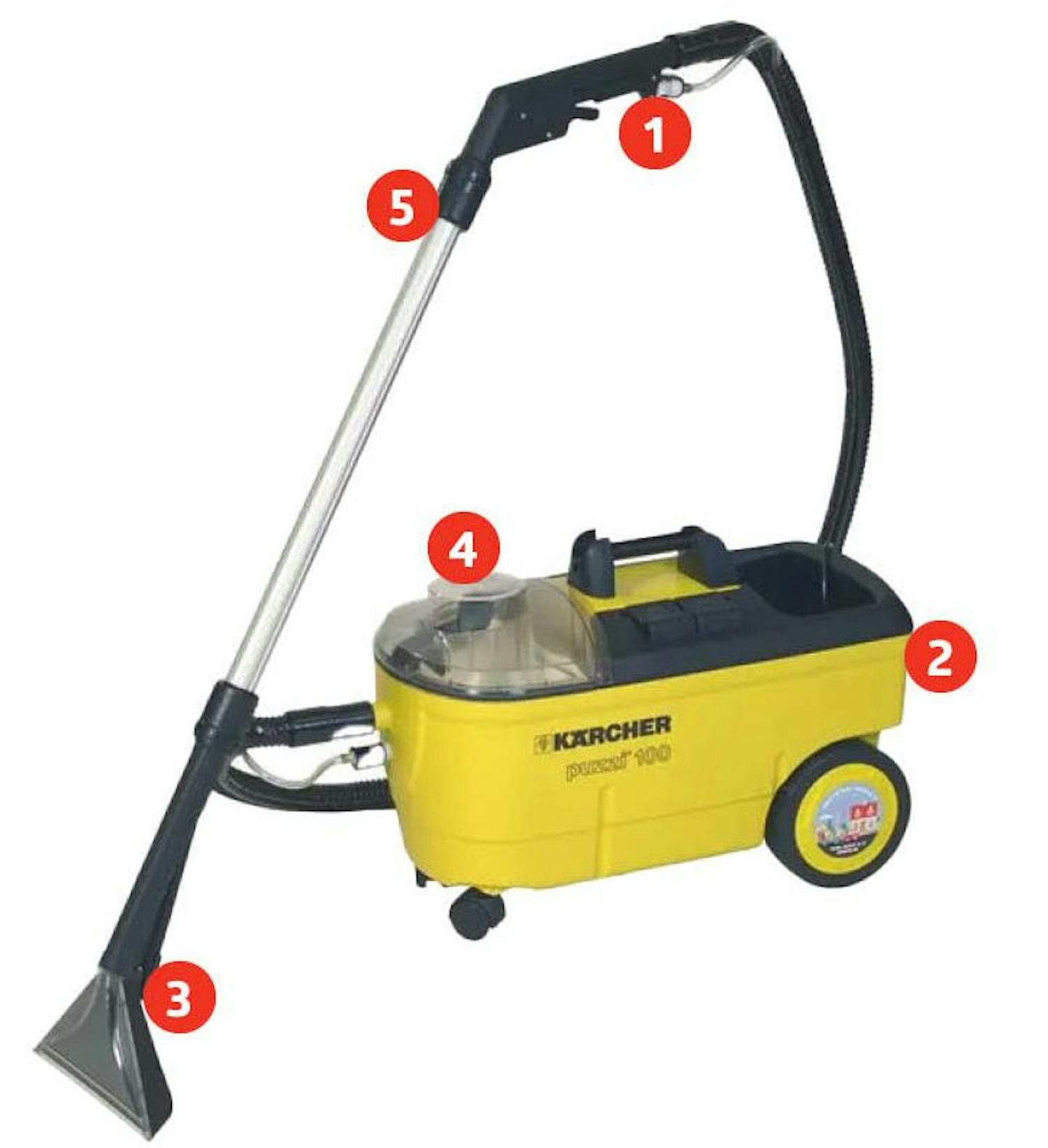 Textiltvätt maskin Kärcher textiltvätt